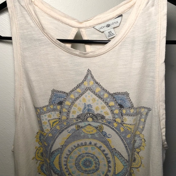 Lucky Lotus - Mandala Tank - Picture 4 of 4